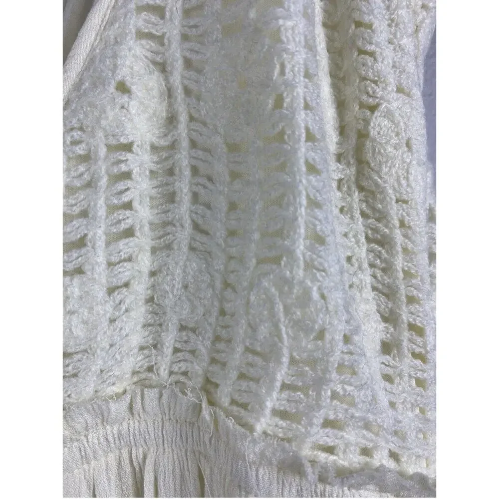 Love Stitch Cream Lace Bodice Wide-Leg Jumpsuit - Picture 6 of 13